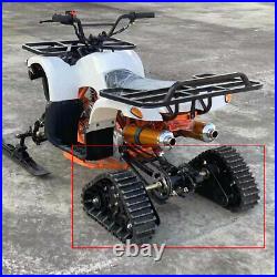 1 Pair Go Kart ATV UTV Buggy Quad Rear Wheel Snow Rubber Sand Tracks Snowmobile