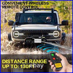 12V Electric Winch 2000-10000LBS Towing Trailer ATV UTV Wireless Remote Control