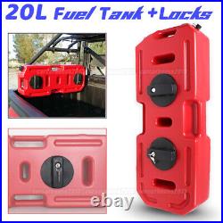 20L Can Gas Fuel Tank Petrol Backup Storage + LOCK Car Motorcycle ATV UTV Truck