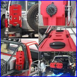 20L Can Gas Fuel Tank Petrol Backup Storage + LOCK Car Motorcycle ATV UTV Truck