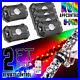 2X-2ft-Lighted-Spiral-RGB-LED-Whip-Antenna-ATV-UTV-6-Pods-Rock-Lights-Kit-Truck-01-td