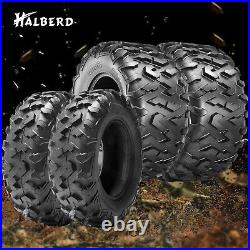 4 ATV Mud Tires 25x8x12 25x10x12 Set SXS UTV Wheels Heavy Duty 6PR Replacement