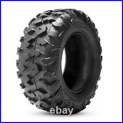 4 ATV Mud Tires 25x8x12 25x10x12 Set SXS UTV Wheels Heavy Duty 6PR Replacement