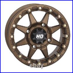 (4) Sti Tire & Wheel Hd Alloy Hd5 Replacement 15 Bronze Beadlock Rings 15hb5r15
