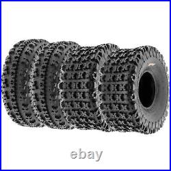 (4) SunF 22x7-11 & 23x8-11 Replacement ATV UTV Knobby Tires Tubeless 6 PR A027