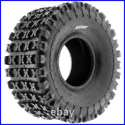 (4) SunF 22x7-11 & 23x8-11 Replacement ATV UTV Knobby Tires Tubeless 6 PR A027