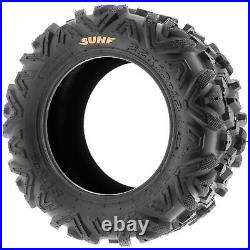 (4) SunF 24x8-12 & 25x10-12 Replacement ATV UTV Tires Tubeless 6 PR Power. I A033