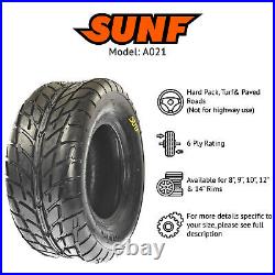 (4) SunF A021 25x11-12 Replacement ATV UTV Dirt & Flat Track Tires 6 PR Tubeless