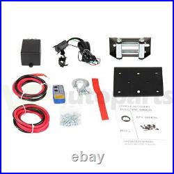 4500LBS Truck Trailer Electric Winch ATV UTV 12V Steel Cable with Wireless Remote