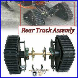 600mm Go Kart Buggy Quad Rear Wheel ATV Snow Sand Snowmobile Rear Axle Track