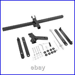 Black Manual Quick Implement Lift 1-Point Lift System For ATV/UTV With2 Receiver
