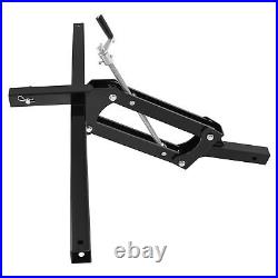 Black Manual Quick Implement Lift For ATV/UTV With 2 inch Receiver