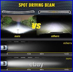 Curved 52inch 700W LED Light Bar Flood Spot Roof Driving RZR SUV ATV UTV 4WD 50