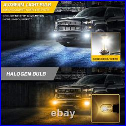 For GMC Sierra 1500 2500 3500 2003-2006 AUXBEAM LED Headlights+Fog Lights Combo