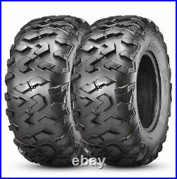 Full Set 4 25x8-12 25x10-12 ATV Tires 6Ply Eco-Friendly UTV Replacement Tyres