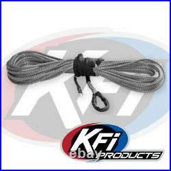 KFI Replacement Synthetic Winch Rope 1/4 X 50' Smoke 4000-5000LB SYN25-S50