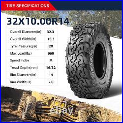 OBOR 10PR 32X10R14 All Terrain Tire 32X10X14 SXS Side-by-Side ATV Replace Tire
