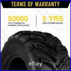 Pair 25x8-12 6PR Tires 25x8x12 25-8-12 Heavy Duty 6PR Replacement ATV UTV Tyres