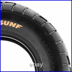 Pair of 2, SunF 25x10-11 UTV ATV Tires 25x11x10 Replacement Tires 6 Ply A021