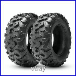Premium Set 2 27X9-12 ATV Tires UTV SXS Heavy Duty 6PR 27X9X12 Replacement Tyres