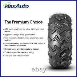 Qty1 MaxAuto ATV/UTV Tire 22X8-10 22x8x10 4 Ply Rating Tubeless ATV Tire