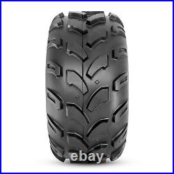 Set 2 20x9.50-8 UTV ATV Tires 4PR 20x9.5x8 All Terrain Replacement Tyre Tubeless