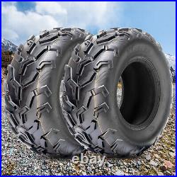 Set 2 25x10-12 UTV ATV Tires 6PR 25x10x12 All Terrain Heavy Duty Replace Tyre US
