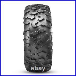 Set 2 27x9-12 ATV Tires 6Ply 27x9x12 UTV All Terrain Tubeless Replacement Tyres