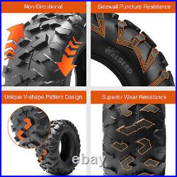 Set 2 27x9-12 ATV Tires UTV 27x9x12 All Terrain Off-Road Tyres Tubeless Replace