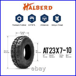 Set 4 23x7-10 22x10-10 6PR ATV Tires 23x7 10 22x10 10 Replacement All Terrain