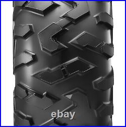 Set Of 2 25x8-12 ATV Tires 25x8x12 UTV Tires 6PR Heavy Duty Replacement Tubeless