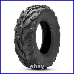 Set Of 4 25x8-12 ATV Tires 6Ply Heavy Duty 25x8x12 UTV Mud All Terrain Replace
