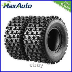 Set of 2 20x10-9 20x10x9 Rear ATV Tires for Yamaha YFZ350 Raptor 350 660 700