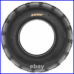 Set of 4, 145/70-6 & 16x6-8 Replacement ATV UTV 6 Ply Tires A004 by SunF