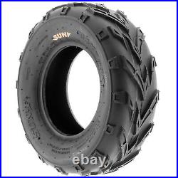 Set of 4, 16x6-8 & 16x8-7 Replacement ATV UTV Tires 6 Ply A004 by SunF