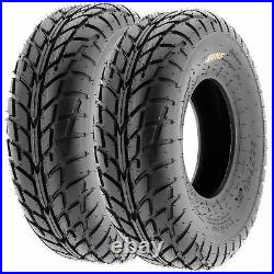 Set of 4, 19x6-10 & 20x10-10 Replacement ATV UTV 6 Ply Tires A021 by SunF