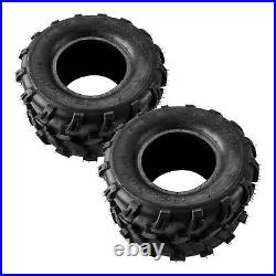 Set of 4, 19x7-8 & 18x9.5-8 Replacement ATV UTV 4 Ply Tires
