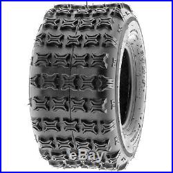 Set of 4, 19x7-8 & 18x9.5-8 Replacement ATV UTV 6 Ply Tires A014 by SunF