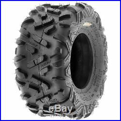 Set of 4, 19x7-8 & 18x9.5-8 Replacement ATV UTV 6 Ply Tires A051 by SunF