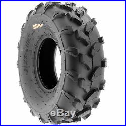 Set of 4, 19x7-8 & 19x9.5-8 Replacement ATV UTV 6 Ply Tires A003 by SunF