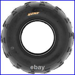 Set of 4, 19x7-8 & 20x10-10 Replacement ATV UTV 6 Ply Tires A004 by SunF