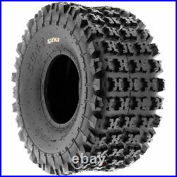 Set of 4, 19x7-8 & 20x10-10 Replacement ATV UTV 6 Ply Tires A027 by SunF