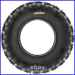 Set of 4, 19x7-8 & 20x10-10 Replacement ATV UTV Tires 6 Ply A027 by SunF