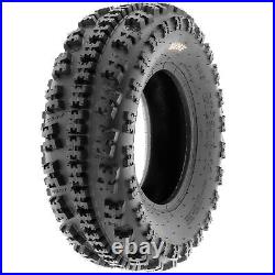 Set of 4, 19x7-8 & 20x10-10 Replacement ATV UTV Tires 6 Ply A027 by SunF