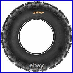 Set of 4, 19x7-8 & 20x10-9 Replacement ATV UTV 6 Ply Tires A027 by SunF