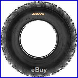 Set of 4, 20x6-10 & 18x10-8 Replacement ATV UTV 6 Ply Tires A031 by SunF