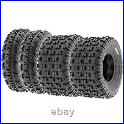 Set of 4, 20x6-10 & 22x11-9 Replacement ATV UTV Tires 6 Ply A031 by SunF