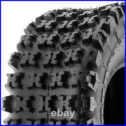 Set of 4, 20x7-8 & 18x10.5-8 Replacement ATV UTV Tires 6 Ply A027 by SunF