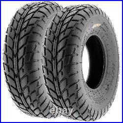 Set of 4, 20x7-8 & 20x10-9 Replacement ATV UTV Tires 6 Ply A021 by SunF