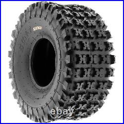 Set of 4, 20x7-8 & 20x10-9 Replacement ATV UTV Tires 6 Ply A027 by SunF